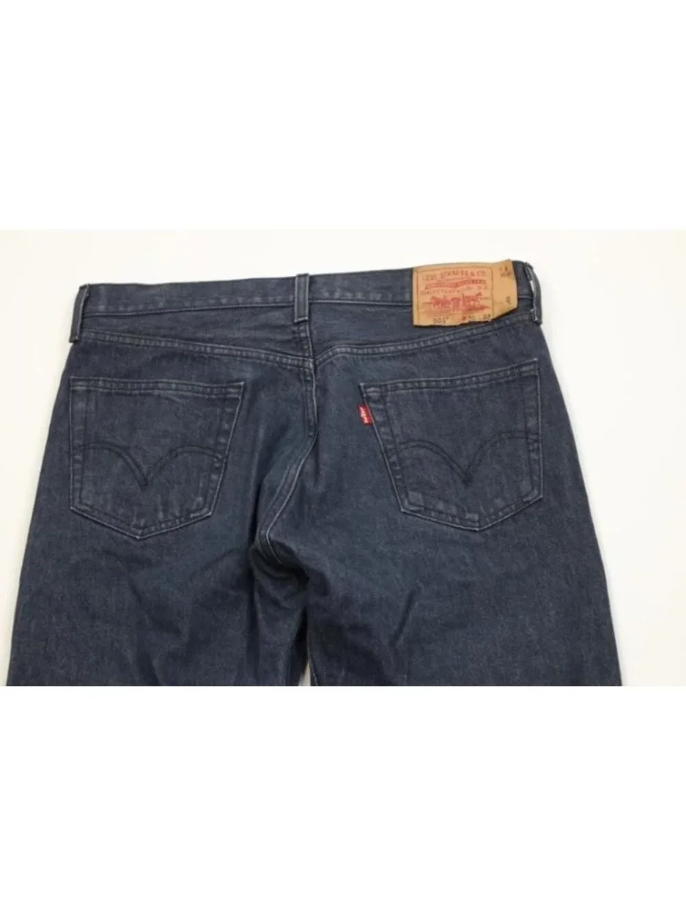 Vintage Y2K Levis 501xx Mens 36x32 Faded Button Fly Original Fit Denim Jeans